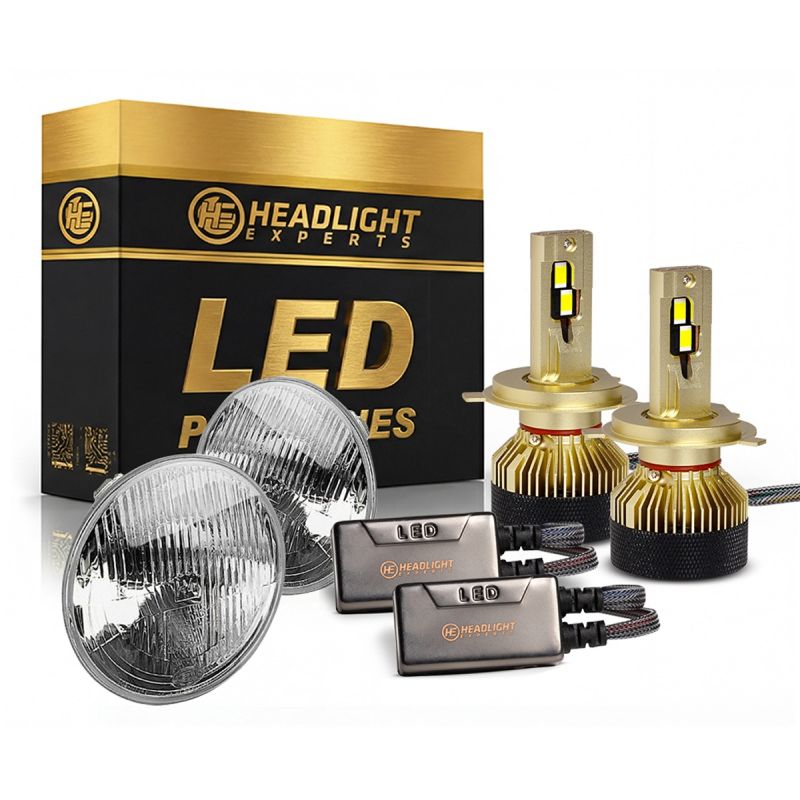 Pro Series H6024 Dual Beam Sealed Beam LED Headlight Conversion Kit ...