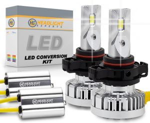 5202 LED Headlight Bulb Pair