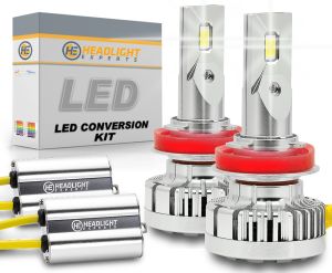 High Beam: H9 LED Headlight Conversion Kit