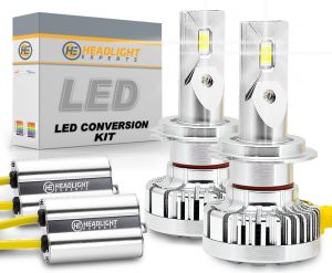 H7 LED Headlight Bulb Pair