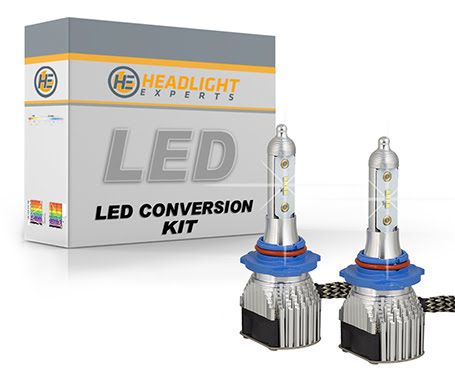 8000Lm 6500K Cool White EXPERTBEAM LED Headlight Bulbs 12x ZES LED 5-Yr-Warranty 9005/HB3 High Beam Led Headlight Conversion Kit 